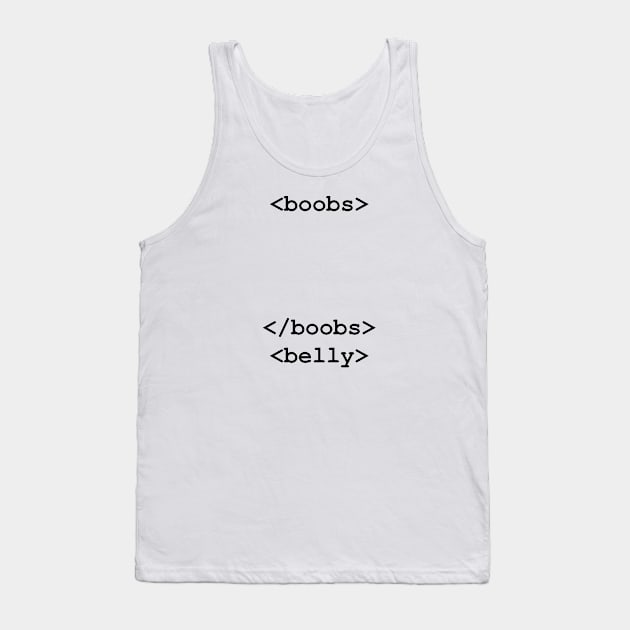 Code in body Tank Top by truba1950